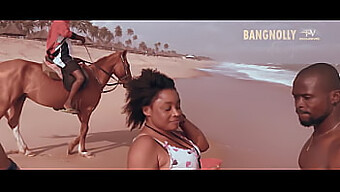 L'Orgie Naturelle De Bangnolly Africa Sur La Plage - Vidéo Hd