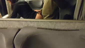 Une Baise Anale Amateur Dans Un Train Public Avec Un Inconnu - Solveig